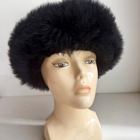 Vintage Sheepskin Sheep Fur Suede Classic Winter Hat main image 5